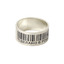 Серебряное кольцо Штрих - код 10020512А05